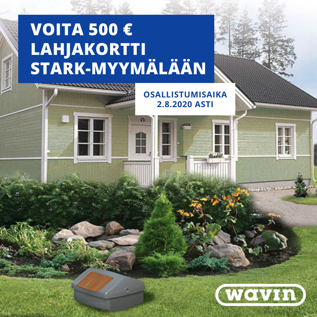 Osallistu kilpailuun Wavin Finlandin Facebookissa